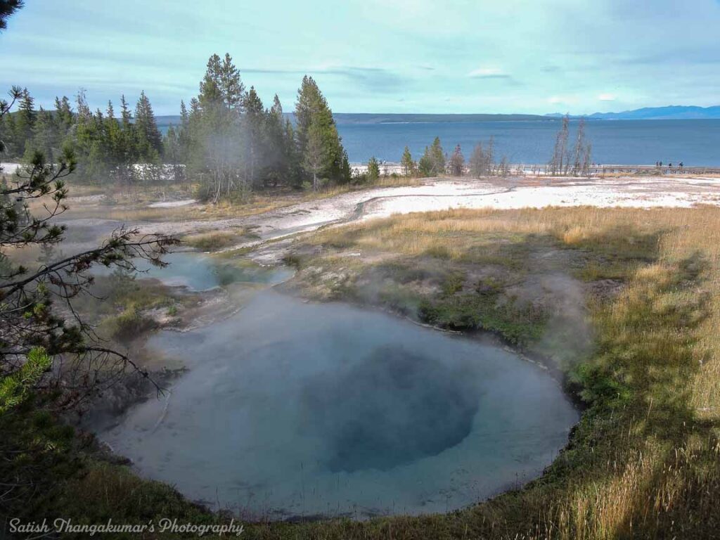 West Thumb Geyser basin, Yellowstone National Park