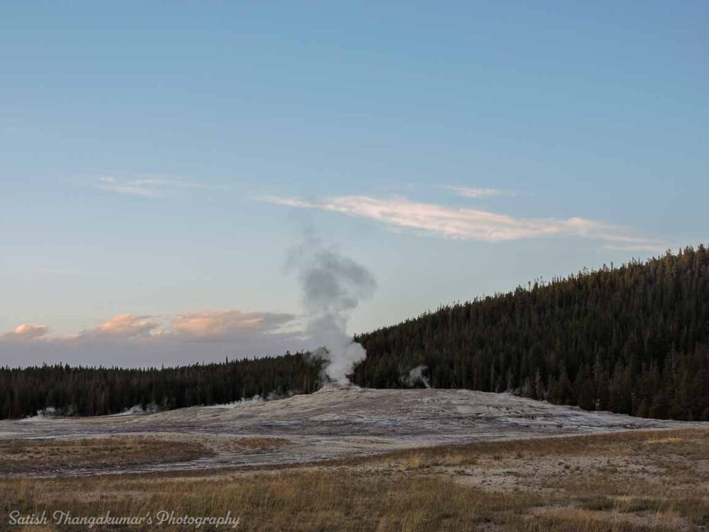 Old Faithful Geyser Eruption, Yellowstone National Park