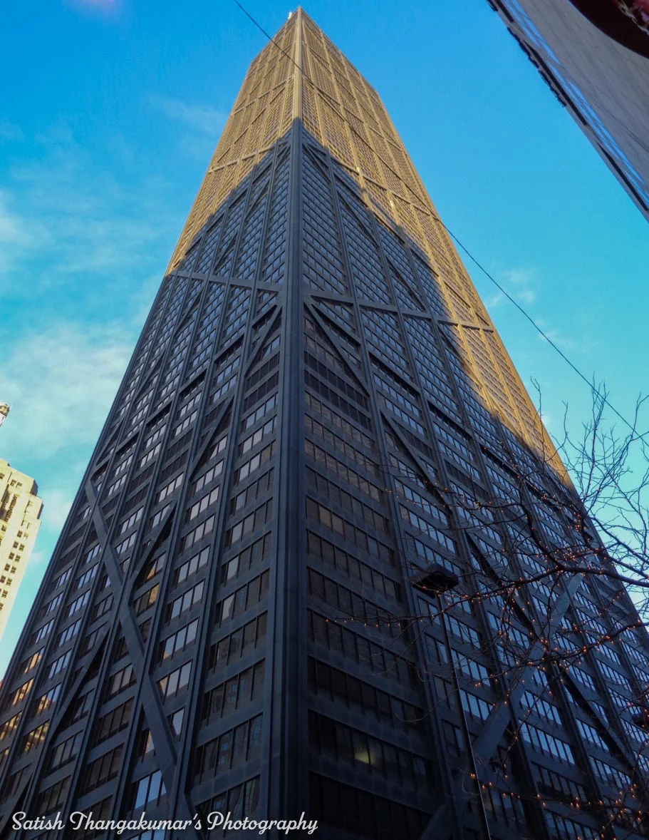 Panoramic view from 360 CHICAGO observation deck