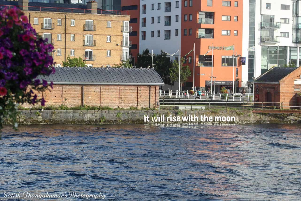 Shannon River flowing through Limerick
